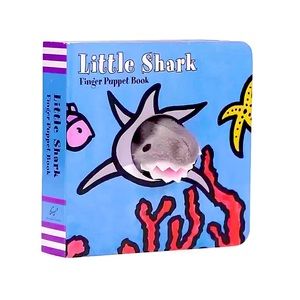 Interactive Finger Puppet Book: Little Shark Adventure 🦈📚